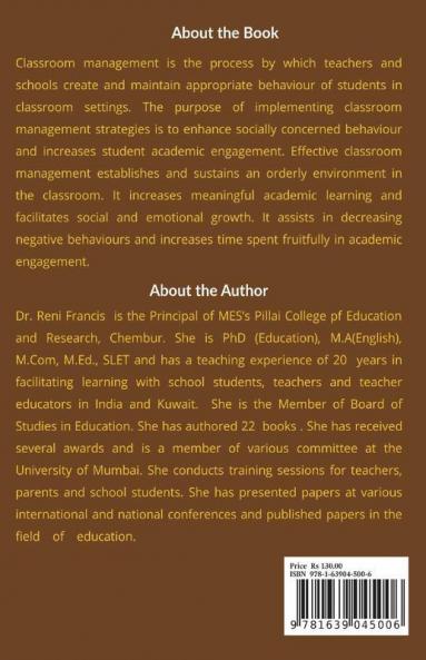 Effective Classroom Management