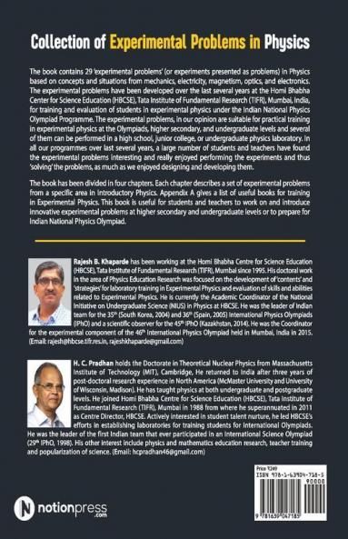 Collection Of Experimental Problems In Physics : From The Indian National Physics Olympiads Suitable For Practical Training In Experimental Physics