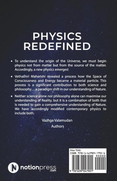 Physics Redefined: Beginning From The Beginning