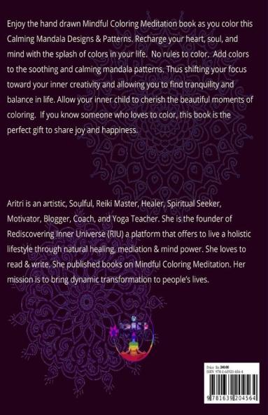 Mindful Coloring Meditation Volume 2 : De-Stress Your Mind & Relax With Meditative Mandala Coloring
