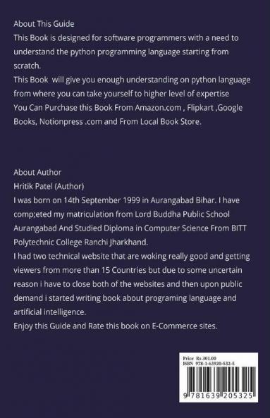 Python 3: A Complete Guide For Beginners to Intermediate.
