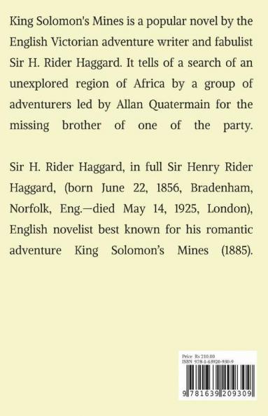 King Solomon'S Mines