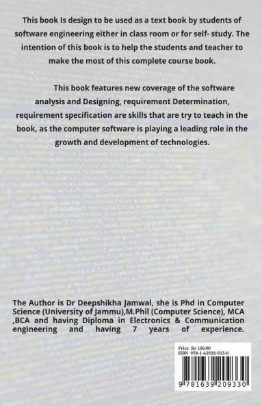 System Analysis And Design : Exclusively For Bca 6Th Semester Students Of Jammu University