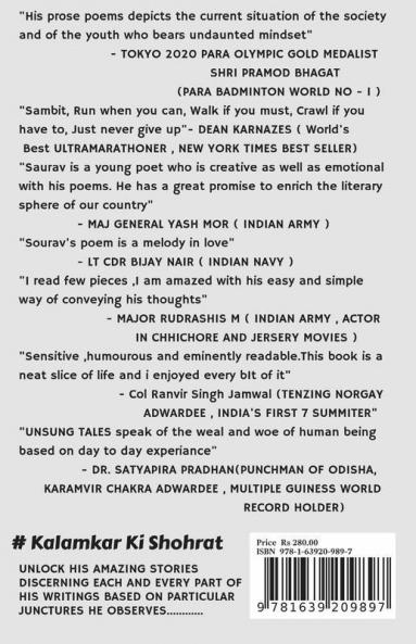 "Unsung Tales: A Compilation Of Poems": A Compilation Of Poemsandquot;