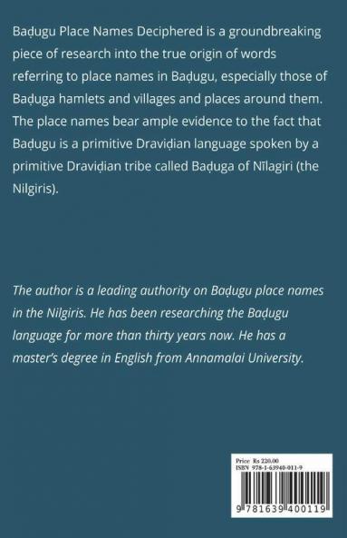 Badugu Place Names Deciphered