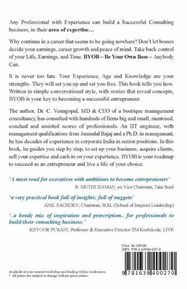 Be Your Own Boss ( Byob): Break Your Shackles