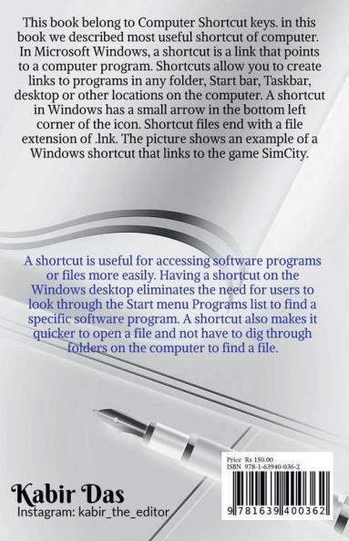 Shortcut Keys Of Computer Computer Short Keys