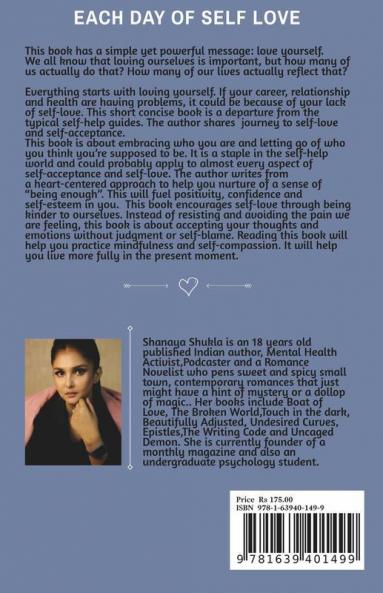 Each Day Of Self Love A Guide And Inspiration To Love Yourself