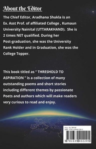 Threshold To Aspiration: Collection Of Poems And Short Stories