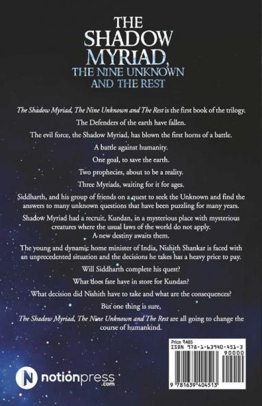 The Shadow Myriad The Nine Unknown And The Rest : Black Book