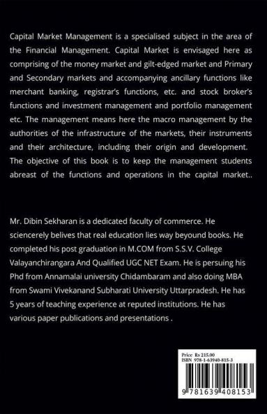Capital Market And Investment Management