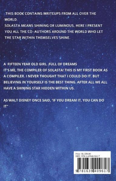 Solasta : An Anthology Of Shining Writers