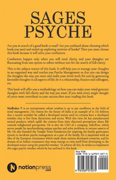 Sages Psyche : An Insurmountable Mind Set