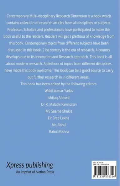 Contemporary Multi-Disciplinary Research Dimension