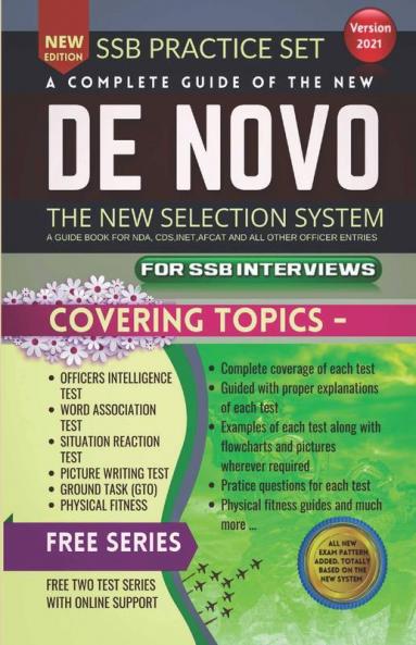 De Novo System In Ssb : A Complete Guide Book For The New Selection Process