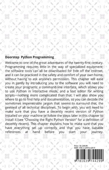Doorstep Python Programming