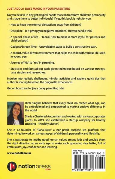 Just Add 21 Days Magic In Your Parenting : Tiny To Teens