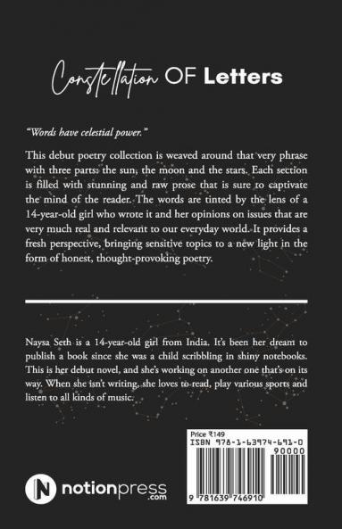 Constellation Of Letters: A Poetry Collection
