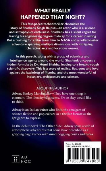 The Other Side : A Science Fiction Thriller against the backdrop of Indian Art and Architecture featuring Shashank Singh Rajput