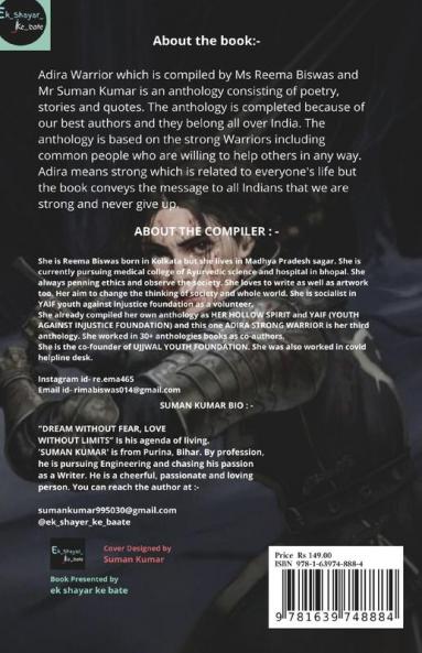 Adira Warriors : We believe in warriors and i think you all are adira warriors