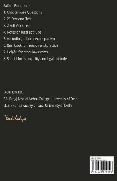 DU LL.B. Mock Test : LL.B. Mock Test