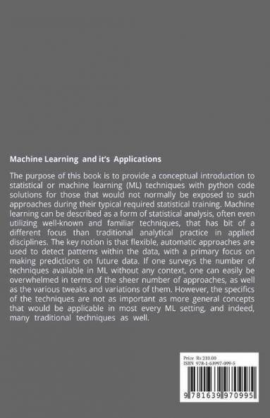 Machine Learning And It’S Applications