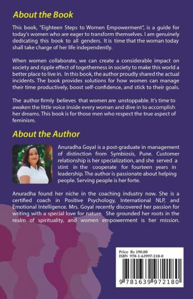 18 Steps To Women Empowerment: How To Reclaim Your Esteem Find Your Purpose Set Healthy Boundaries Gain Inner Confidence And Live Your Best Life