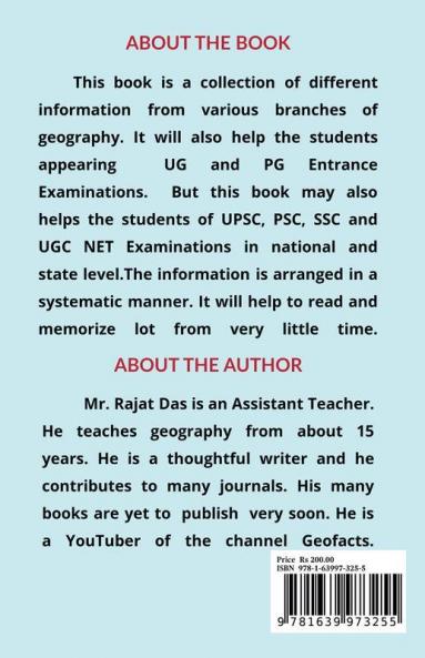 Geography Entrance Examination Guide For Ug & Pg Students For Ug And Pg Students