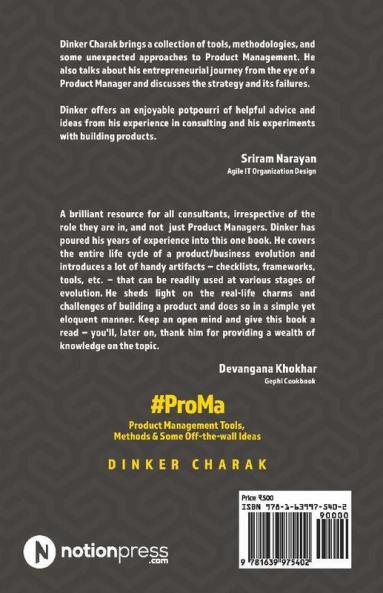 #ProMa : Product Management Tools Methods & Some Off-the-wall Ideas