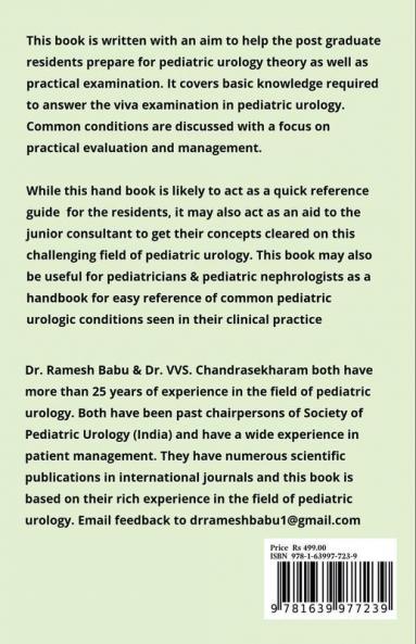 Pediatric Urology : A Practical Hand Book