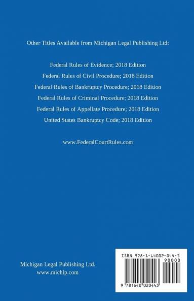 Georgia Evidence Code; 2018 Edition
