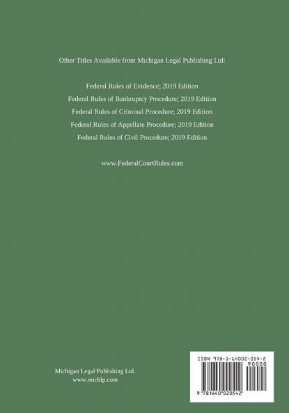 United States Bankruptcy Code; 2019 Edition