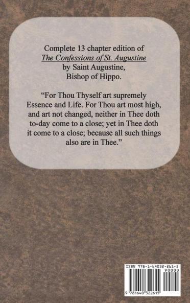 The Confessions of St. Augustine