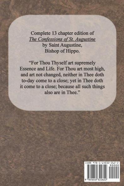 The Confessions of St. Augustine