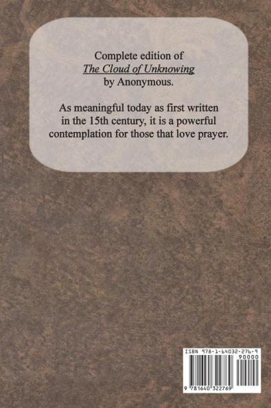 The Cloud of Unknowing