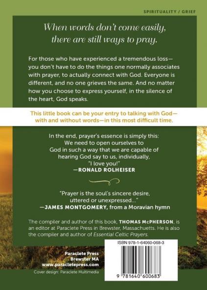 When It Feels Impossible to Pray: Prayers for the Grieving