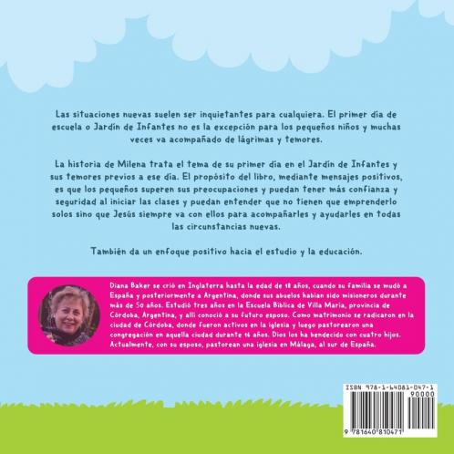 ¿A dónde va Princesa Milena por primera vez?: Libro ilustrado para ayudar a los niños pequeños superar sus temores