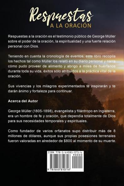 Respuestas a la Oración