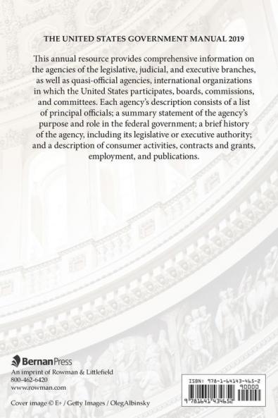 United States Government Manual 2019