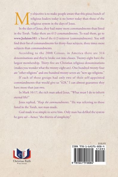 The Thieves of Simplicity A.K.A. 20th and 21st Century Religious Rabbis: Volume 1 (Light of Truth)