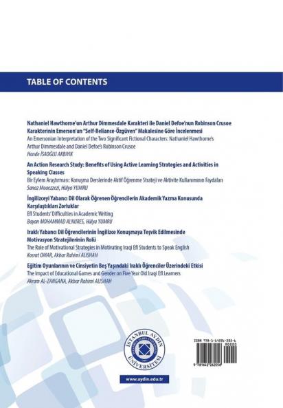International Journal of Media Culture and Literature (Year 4 Issue 2 - December 2018)