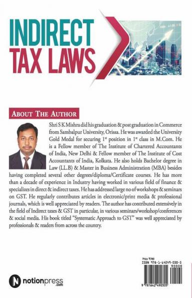Indirect Tax Laws : Part I : Goods And Services Tax (Gst) Part Ii : Customs Law