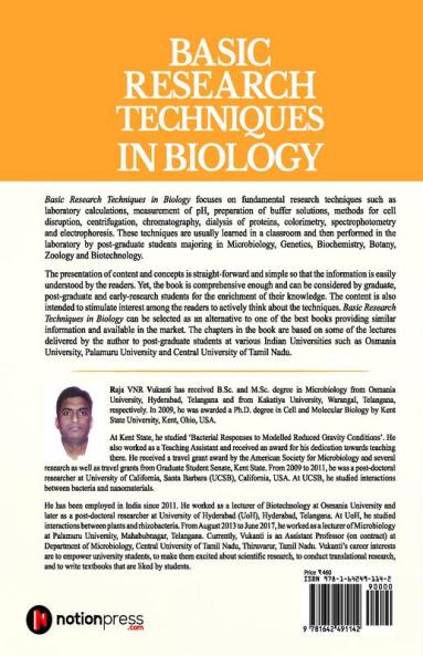 Basic Research Techniques in Biology : Research Techniques in Biology