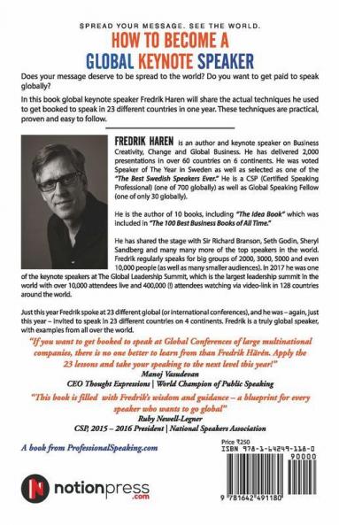 Spread Your Message. See The World. How To Become A Global Keynote Speaker