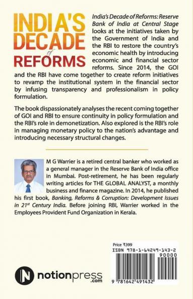 India'S Decade Of Reforms: Reserve Bank Of India At Central Stage