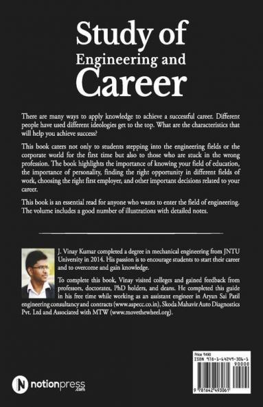 Study Of Engineering And Career : A Career Guidance Hand Book For Engineering Students