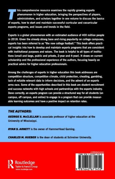 Esports in Higher Education