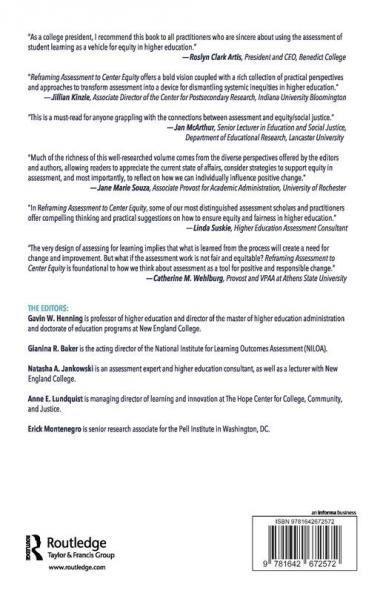 Reframing Assessment to Center Equity
