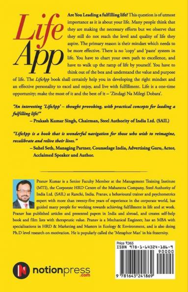 Lifeapp : Living With Inspiration Fulfillment And Excellence With The Best Attitude Principles And Practices