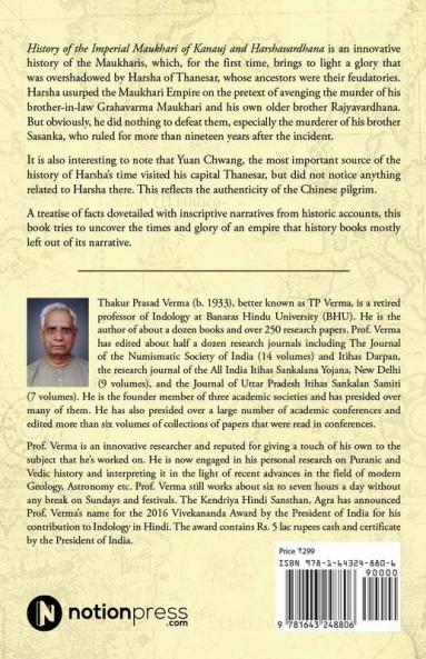 The Imperial Maukharis : History of Imperial Maukharis of Kanauj and Harshavardhana